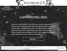 Tablet Screenshot of kivistossa.com